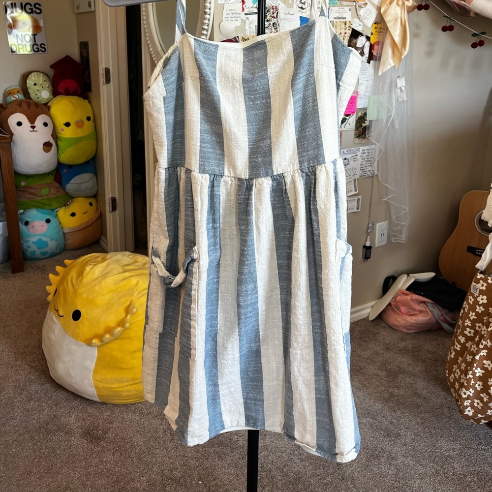 Pinstripe dress
